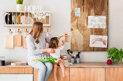 Prikbord Natuurlijke houtstructuur