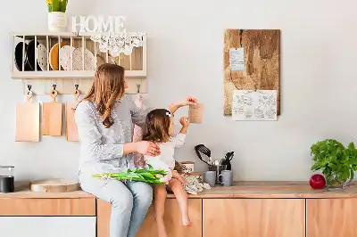 Prikbord Natuurlijke houtstructuur