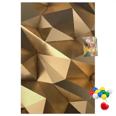 Prikbord van kurk Driedimensionale abstractie