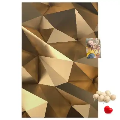 Prikbord van kurk Driedimensionale abstractie