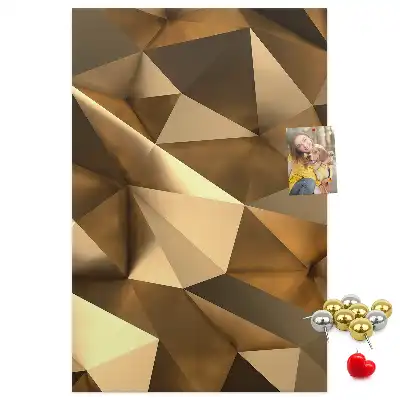 Prikbord van kurk Driedimensionale abstractie