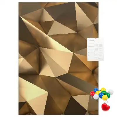 Prikbord van kurk Driedimensionale abstractie