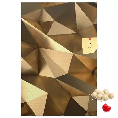 Prikbord van kurk Driedimensionale abstractie