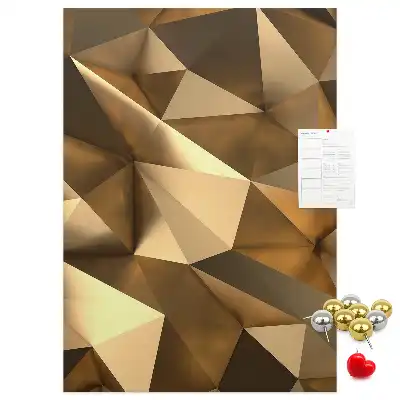 Prikbord van kurk Driedimensionale abstractie
