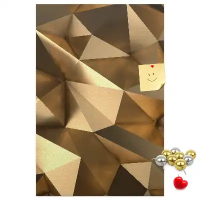 Prikbord van kurk Driedimensionale abstractie