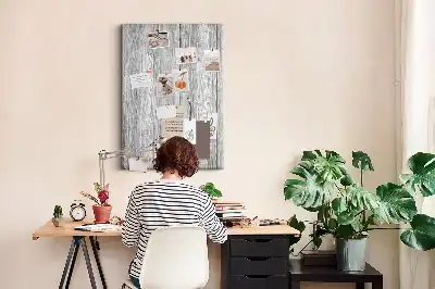 Prikbord van kurk Onbewerkte houten planken