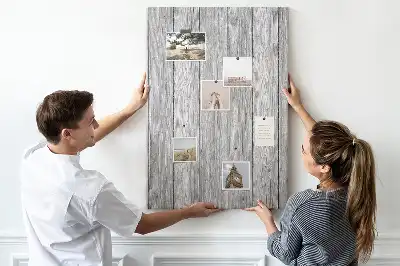 Prikbord van kurk Onbewerkte houten planken