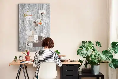Prikbord van kurk Onbewerkte houten planken