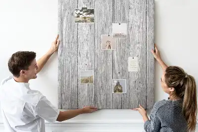 Prikbord van kurk Onbewerkte houten planken