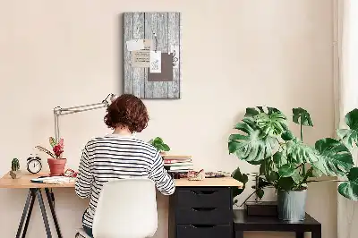 Prikbord van kurk Onbewerkte houten planken
