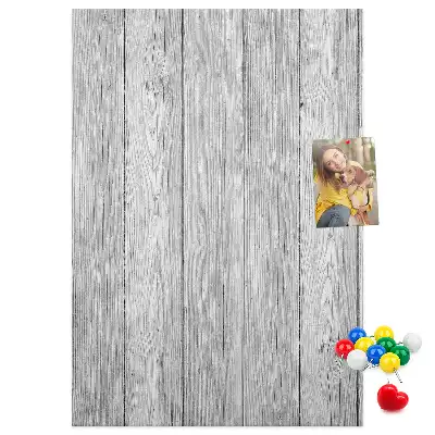 Prikbord van kurk Onbewerkte houten planken