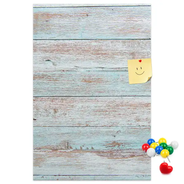 Prikbord Lichte pastelkleurige panelen