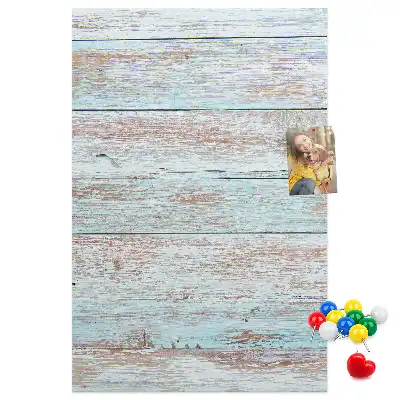 Prikbord Lichte pastelkleurige panelen