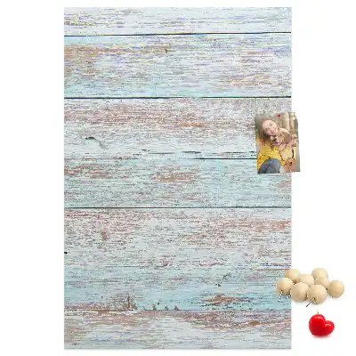 Prikbord Lichte pastelkleurige panelen