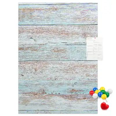Prikbord Lichte pastelkleurige panelen