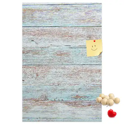 Prikbord Lichte pastelkleurige panelen