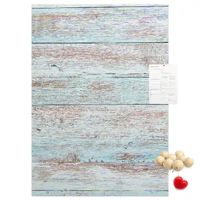 Prikbord Lichte pastelkleurige panelen