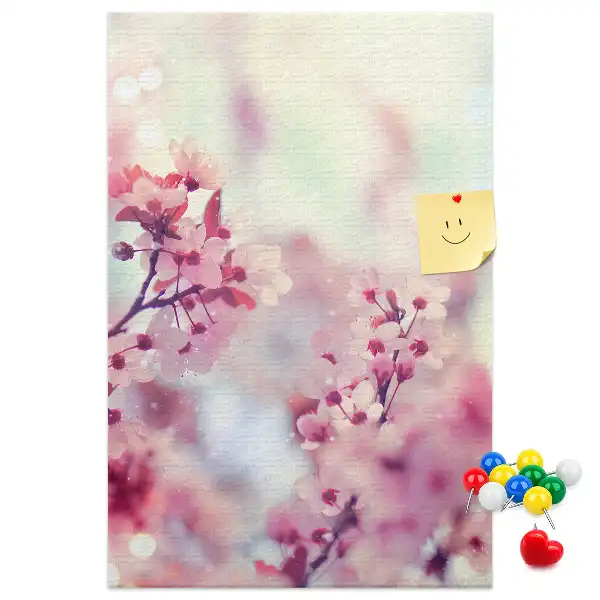 Prikbord Lentebloemen