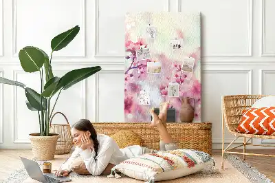 Prikbord Lentebloemen