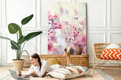 Prikbord Lentebloemen