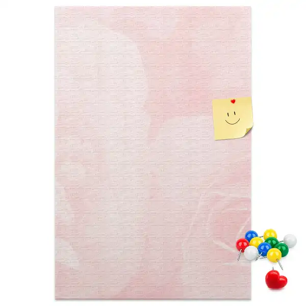 Prikbord van kurk Rode rozen
