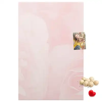 Prikbord van kurk Rode rozen