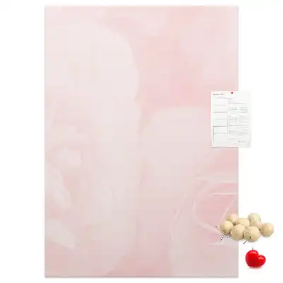 Prikbord van kurk Rode rozen