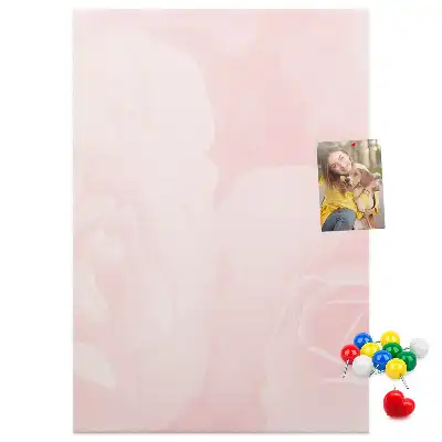 Prikbord van kurk Rode rozen