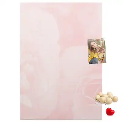 Prikbord van kurk Rode rozen