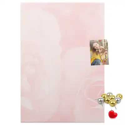 Prikbord van kurk Rode rozen