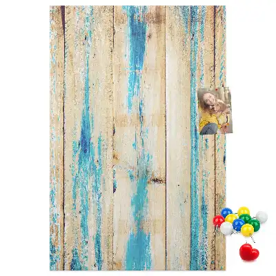 Prikbord van kurk Hout met een geschiedenis