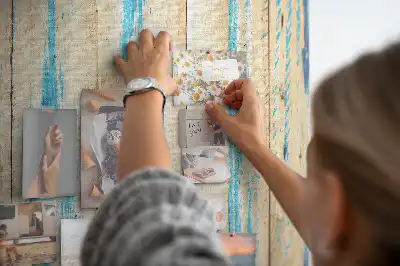 Prikbord van kurk Hout met een geschiedenis