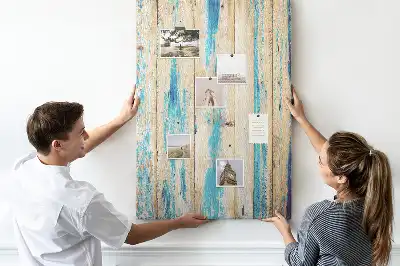 Prikbord van kurk Hout met een geschiedenis