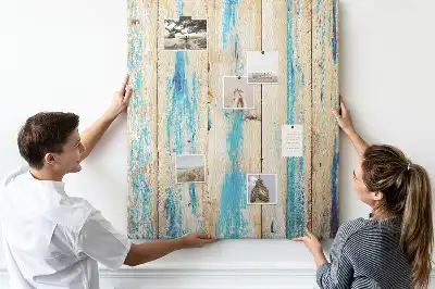 Prikbord van kurk Hout met een geschiedenis