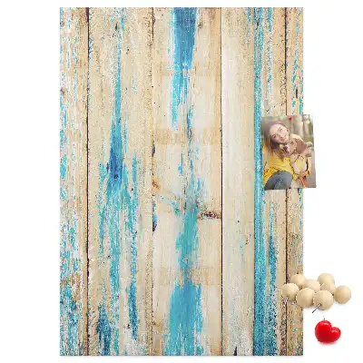 Prikbord van kurk Hout met een geschiedenis