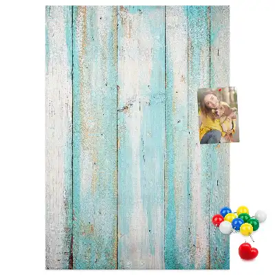 Prikbord Verouderd retro hout