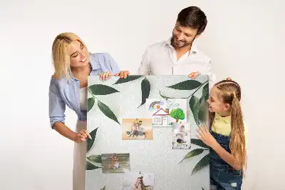 Prikbord van kurk Groene bladversiering