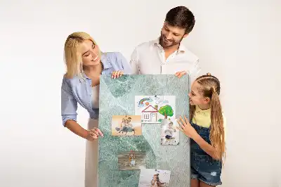 Prikbord van kurk Marmerblok