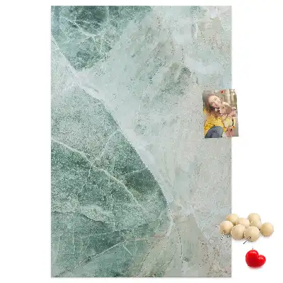 Prikbord van kurk Marmerblok