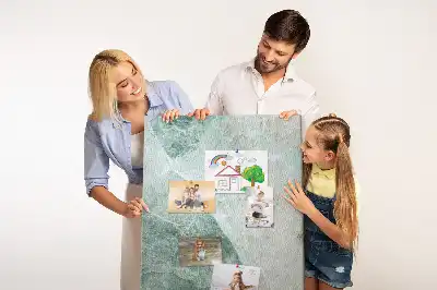 Prikbord van kurk Marmerblok