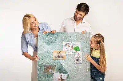 Prikbord van kurk Marmerblok