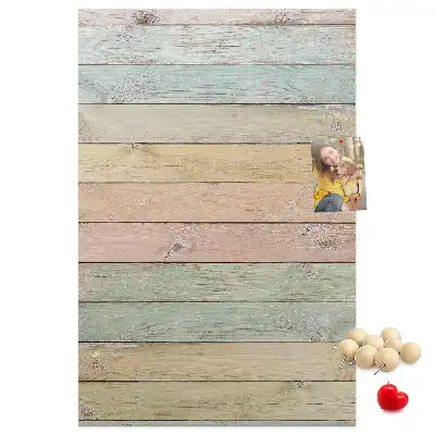 Prikbord Borden in pastelkleuren