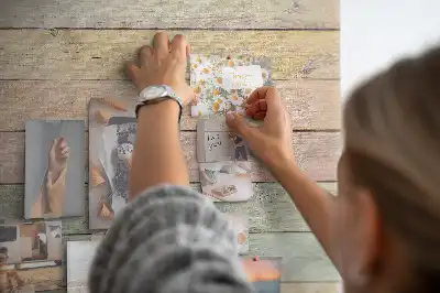 Prikbord Borden in pastelkleuren