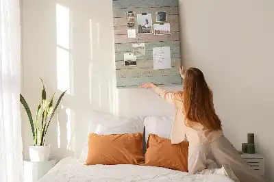 Prikbord Borden in pastelkleuren