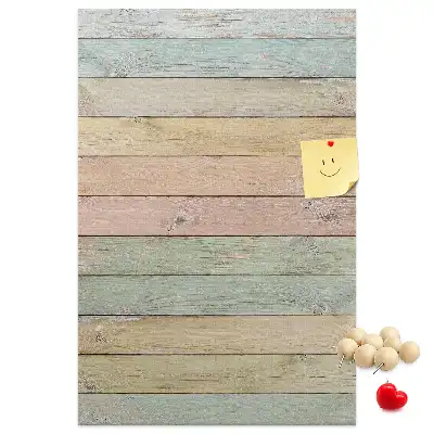Prikbord Borden in pastelkleuren