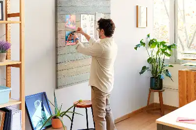 Prikbord Borden in pastelkleuren