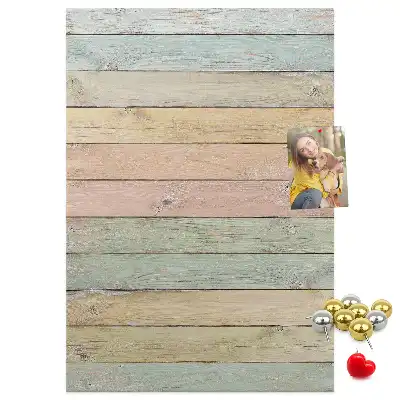 Prikbord Borden in pastelkleuren