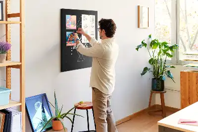 Prikbord van kurk Ontdek de wereld