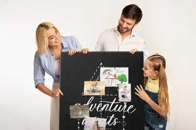 Prikbord van kurk Ontdek de wereld