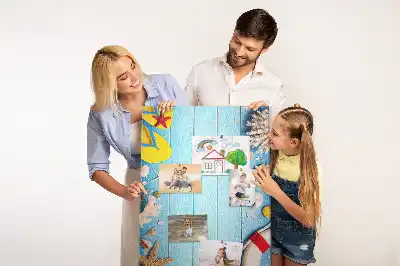Prikbord van kurk Strandkenmerken